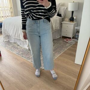 Madewell the Perfect Vintage Wide-Leg Crop Jean